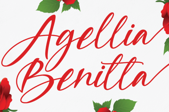 Agellia Benitta: The Handwritten Font for Polished Brand Identity
