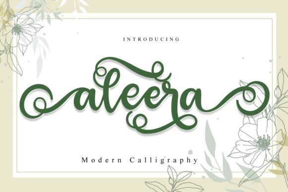 Aleera Font Review: Elegant Script Handwritten Type for Branding