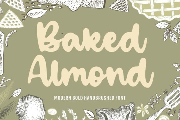 Baked Almond: The Bold Handwritten Font for Scroll-Stopping Visuals