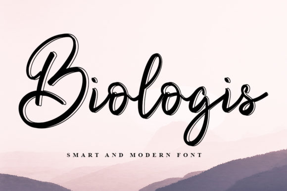Biologis: A Joyful Handwritten Typeface for Editorial Design