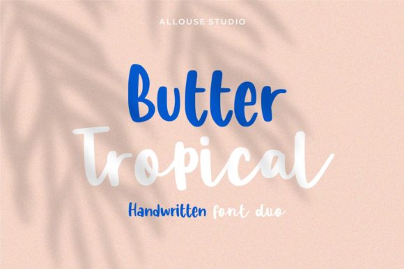 Butter Tropical: A Sweet Handwritten Font for Modern Web Design