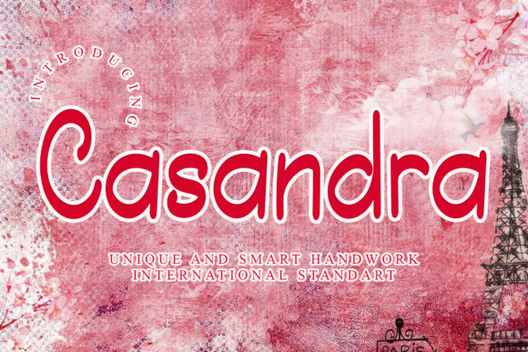 Casandra Free Download: A Sweet Handwritten Script for Modern Design