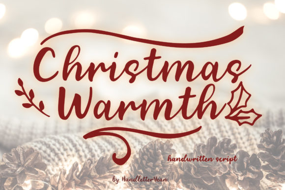 Christmas Warmth Typeface Review for Holiday Branding