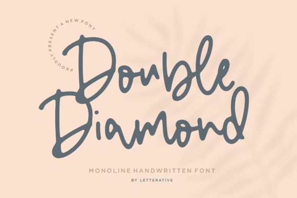 Double Diamond Typeface for Quirky Brand Identity