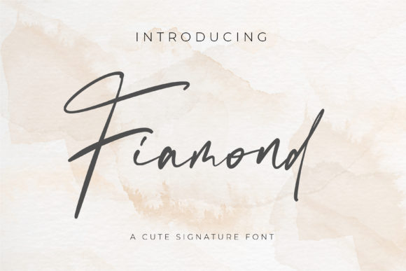 Fiamond: The Luxurious Handwritten Font for Elegant Branding