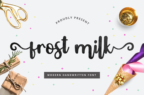 Frost Milk: The Elegant Script Handwritten Font for Modern Branding