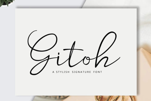 Gitoh Free Download: Elegant Script Handwritten Font Review
