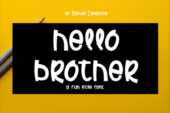Hello Brother Font Review for Playful Branding and Handmade Goods