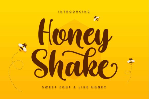 Honey Shake Font Review for Handmade Branding