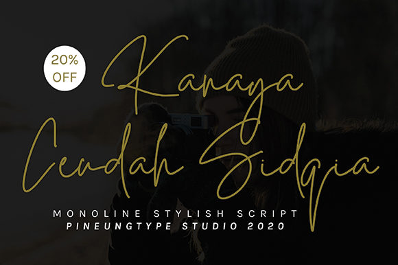 Kanaya Ceudah: The Script Handwritten Font for Elegant Digital Branding