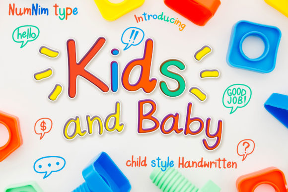 Kids and Baby: A Joyful Script Handwritten Font for Creative Projects