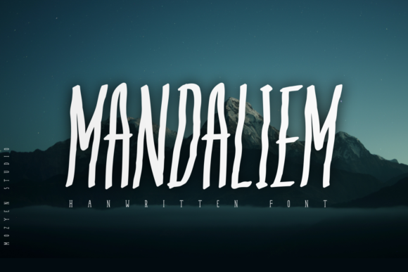 Mandaliem: The Quirky Handwritten Font for Creative Projects