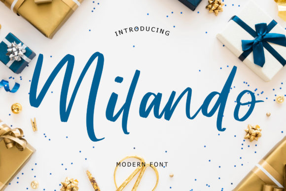 Milando: The Handwritten Typeface for Creative Makers
