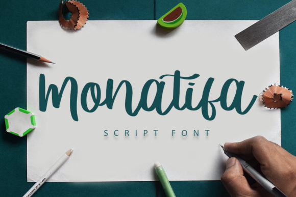 Monatifa Font Review: A Balanced Script Handwritten Choice