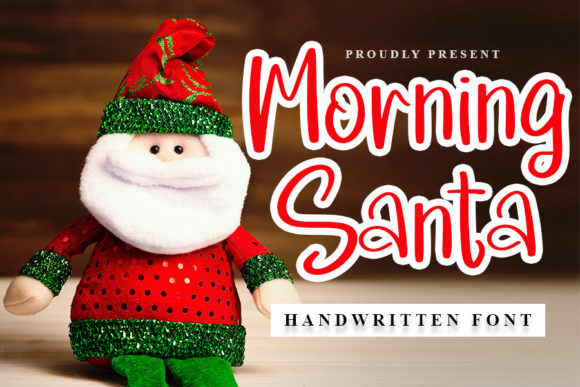 Morning Santa Typeface for Handmade Shop Branding