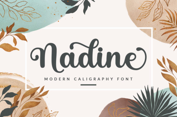 Nadine: The Elegant Script Handwritten Font for Boutique Branding