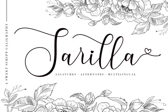 Sarilla Script Handwritten Font for Elegant Digital Branding