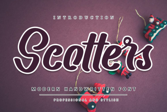 Scotters: A Stylish Handwritten Font for Creative Brands