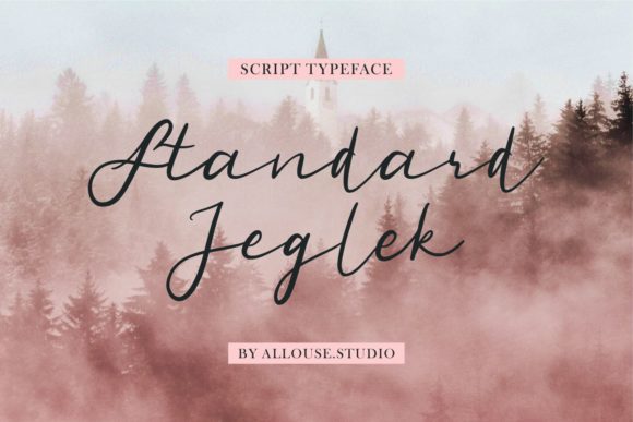 Standard Jeglek: A Script Handwritten Font for Elegant Branding