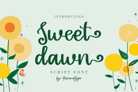 Sweet Dawn Handwritten Font for Branding and Social Campaigns