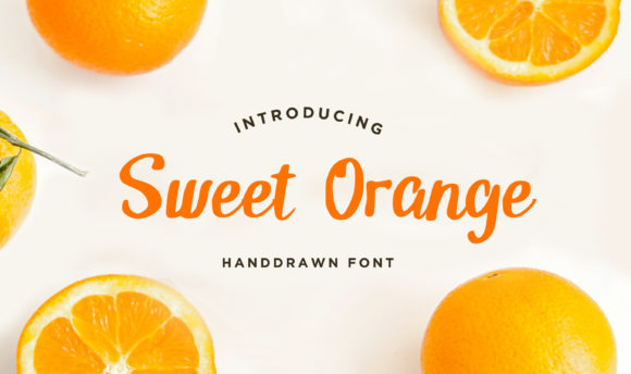 Sweet Orange Typeface: A Script Handwritten Font for Joyful Digital Branding