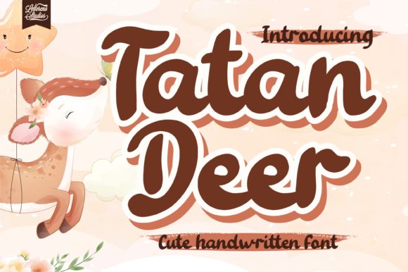 Tatan Deer: The Cute Handwritten Font for Playful Brand Identity