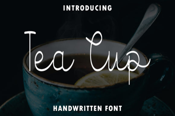 Tea Cup: A Delicate Script Handwritten Font for Elegant Web Design