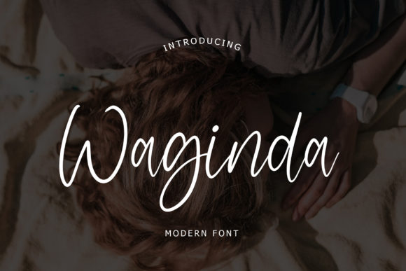 Waginda Handwritten Font for Elegant Crafts and Branding